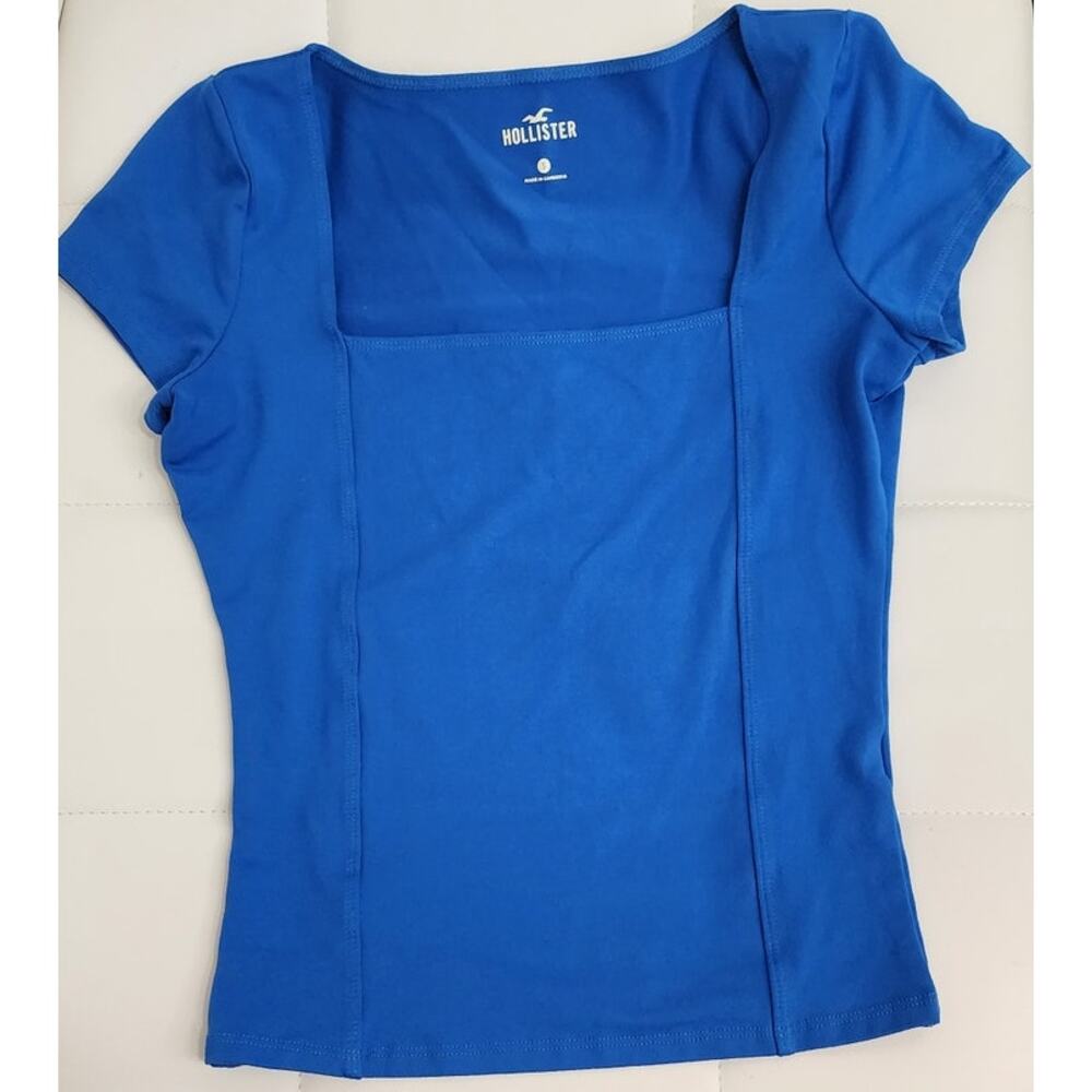 Royal Blue Princess Seams Tee - S